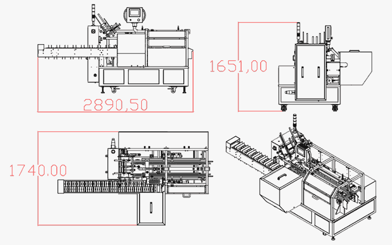 LY300-3自动装盒机尺寸图