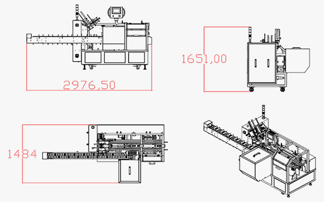 LY200-2-560自动装盒机尺寸图